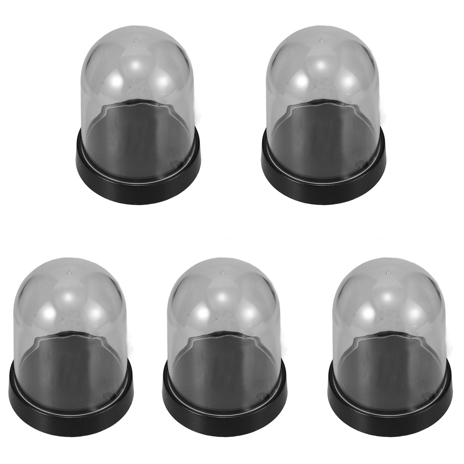Plastic Dome Clear - 5Sets Clear Plastic Cloche Dome Display