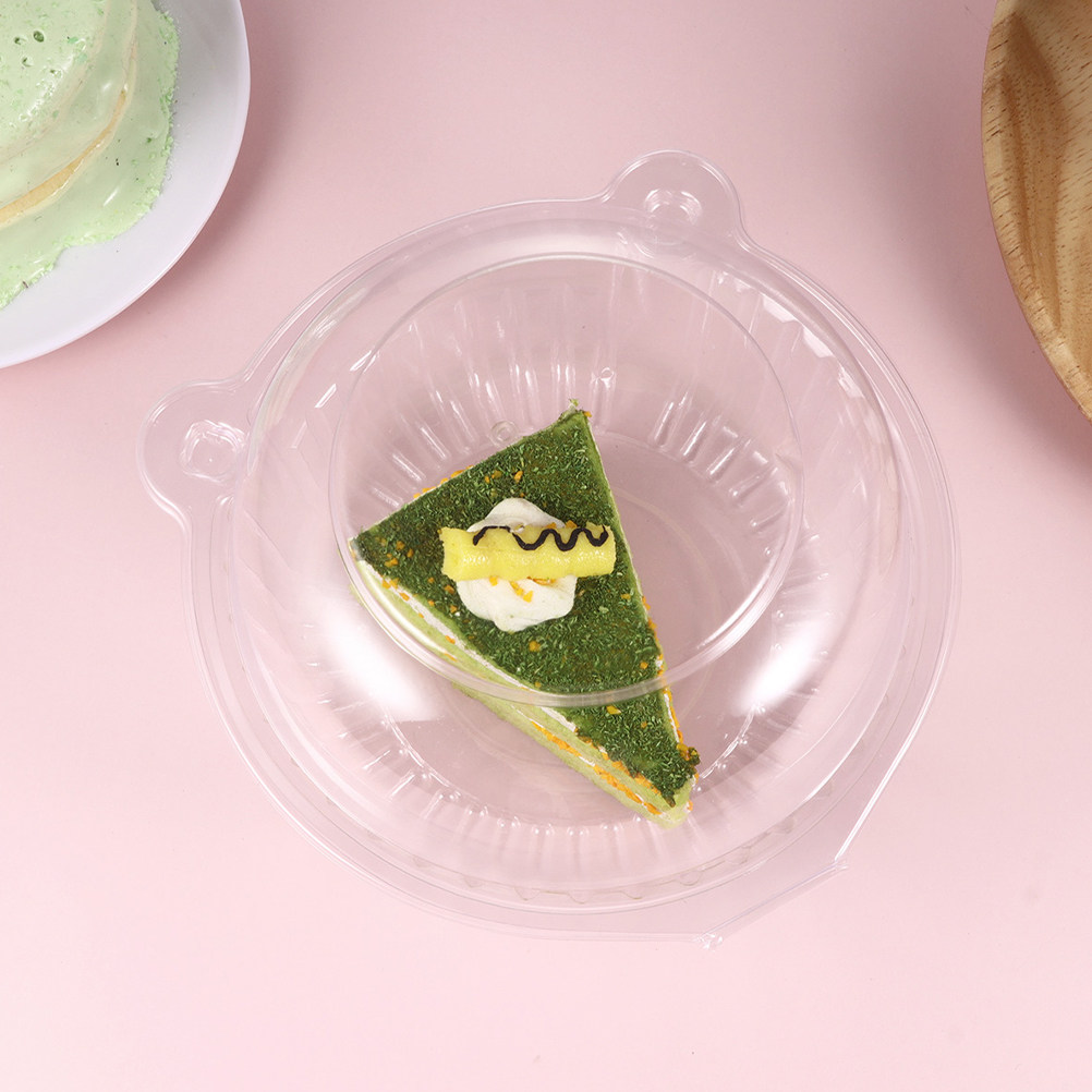 Plastic Dome Clear - 100Pcs Clear Dome-Topped Cat-Shaped Dessert Boxes