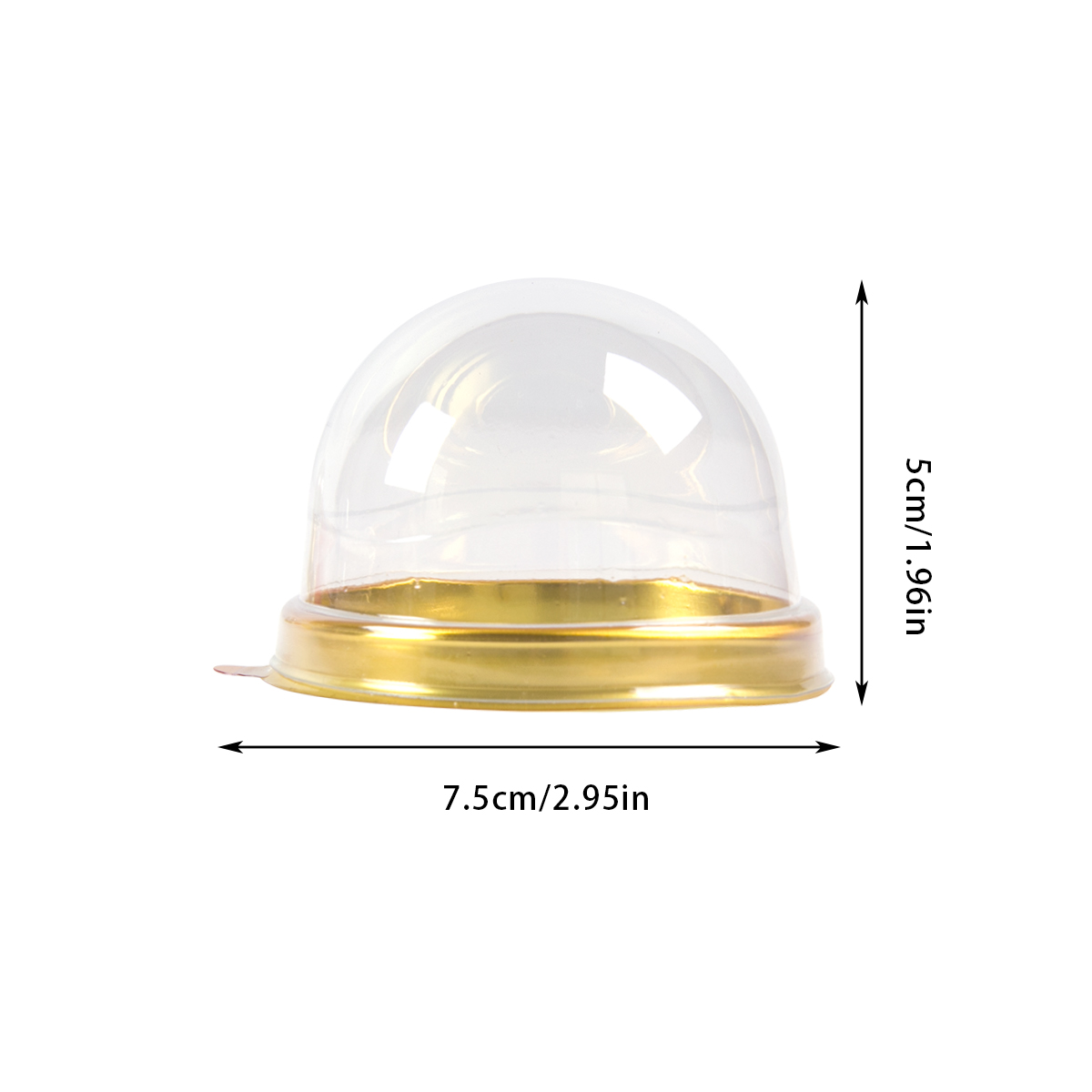 10/30pcs Clear Plastic Mini Cu - Plastic Dome Clear 评论和价格
