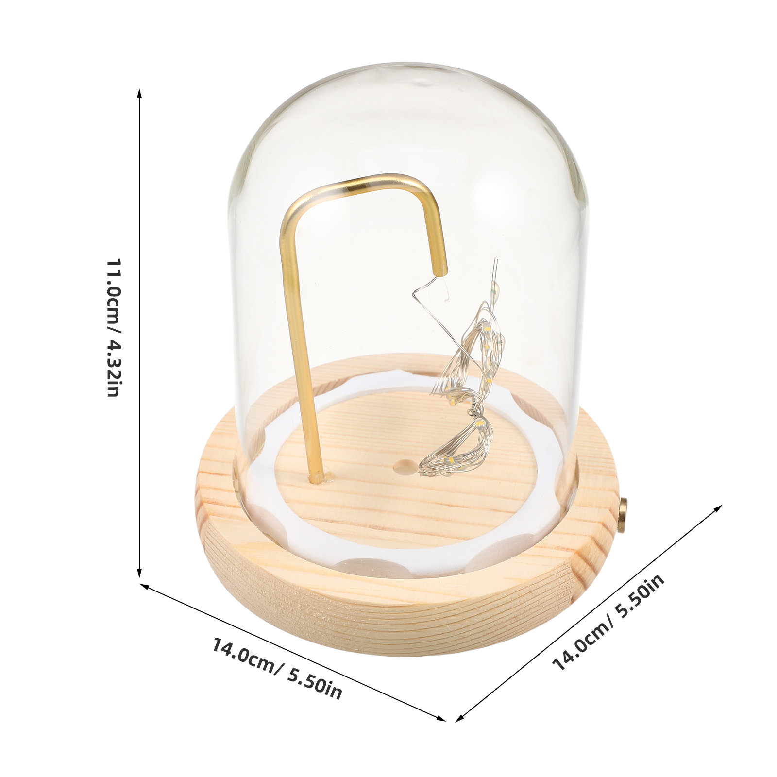 Glass Cloche Display Dome with - Plastic Dome Clear 评论和价格